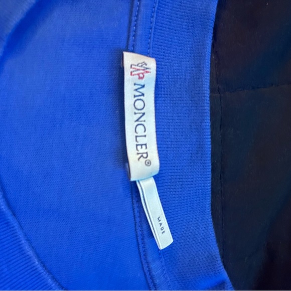 Moncler Blue Graphic T-Shirt - Picture 3 of 6